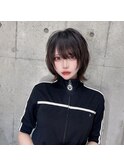 ダークブルー/デジタルパーマ/ワンホンレイヤー[渋谷]