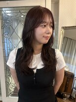 シェール(CHERE)&nbsp;レイヤーカット レッドブラウンカラー ブリーチなしダブルカラー