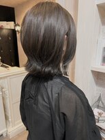 キャアリー(Caary)&nbsp;福山美容室caaryイルミナカラー髪質改善オリーブグレージュ20代