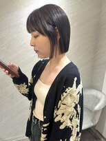 フレームプラス なんば駅前店(FRAME+)&nbsp;ストレートボブ　ミニボブ　グレージュ