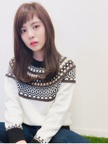 マリアージュバイジュノ(mariage by Juno)&nbsp;グレージュ＊ワイド斜めバング大人可愛い