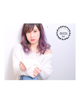 ミルト(mirto) ハイトーンカラー×バイオレット２