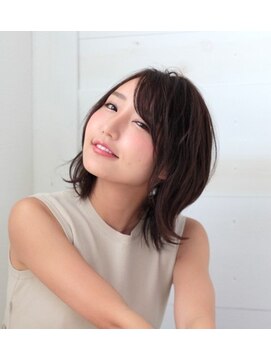 モザイク(MOSAIQUE) 【東三国/新大阪】大人可愛い☆外はねナチュラル☆ボブ