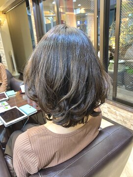 キャラ 池袋本店(CHARA) デジパーでゆるふわボブに大変身【CHARA池袋/キャラ池袋/貴也】