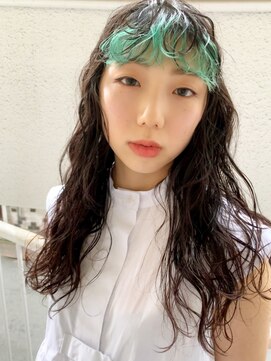 バルバロヘアー(BARBARO HAIR) ワイドバング×ウェーブ