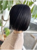 モテ髪間違いなしな美シルエットボブ　透明感暗髪
