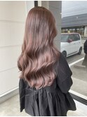 20代30代40代ラベンダーカラーロングヘアハイトーン