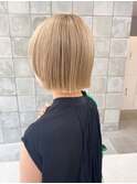 ミニボブ 切りっぱなし