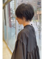 アース 栄店(HAIR&MAKE EARTH) 30代40代丸みショートヘア