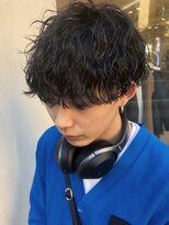 ザ マイル(The mile)&nbsp;メンズカットツイストスパイラルパーマツーブロックショート