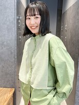 アイティー バイ アルバム 中野店(IT by ALBUM)&nbsp;外ハネミディ_グレージュカラーボブウルフココアベージュ_59124