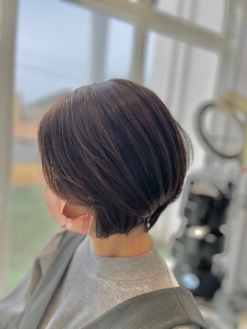 アース 浜松志都呂店(HAIR&MAKE EARTH) ナチュラルショートボブ20代30代40代50代