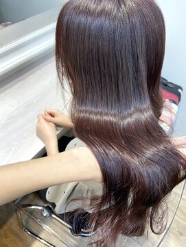 イオエ(ioe) 黒髪/ボブルフ/ネビージュ/小顔/ワンレン/髪質改善/グレージュ