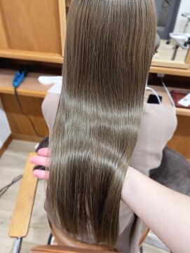 スイート ヘアデザイン(Suite HAIR DESIGN) ブリーチ2回~ ミルクティー グレージュ