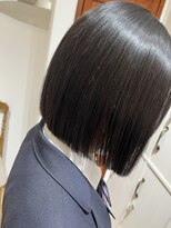 アマレット(Amaretto) 前下がり縮毛矯正ボブ♪