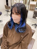 スタイルクリエイター 牛久店(Style Creator)&nbsp;インナーカラー　ロカビリーブルー