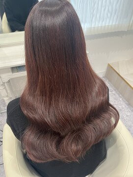 ヨンセンチメートルヒロサカ(4cm HIROSAKA) 艶感ピンクブラウン