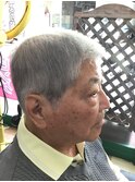 白髪ぼかし中高年カット