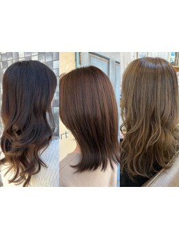 髪に悩みが増え始める大人女性から圧倒的支持*何年先も綺麗な髪でいるためのケアカラー◎[茅ヶ崎/茅ヶ崎駅]