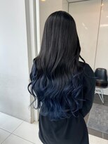 アンブルリュクス 中野(amble luxe)&nbsp;【ブルーブラック】【中野美容室】【就活カラー】