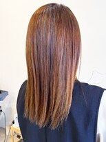 レポヘアー(Repos hair)&nbsp;20代30代大人可愛い髪質改善カラーマロンベージュ艶感透明感