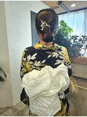 it. YUI 浴衣着付 タイトアレンジ ヘアセット ヘアアレンジ