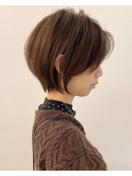 エルガ バイ コバルト(LGA by cobalt) 20代30代大人かわいいショートボブｘ小顔ひし形パーマ