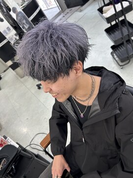ネクスト 静岡店(NEXT) MEN'S HAIR/ブルーブラック/スペインカール/韓国マッシュ