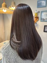 エルデ ナインズ ヘアー スタンド 川口店(elde 9's HAIR STAND)&nbsp;チェリーブラウン/丸顔/ミニウルフ/白髪ぼかし/髪質改善