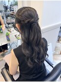 ヘアセット/ハーフアップ