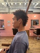 ソーレ(sole)&nbsp;yosukeブラウンスパイキーショートワンカラー地毛風カラー