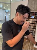 メンズスパイラルパーマ