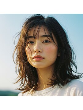 コトナ 越谷店 ミディアムレイヤーウルフ/ココアブラウン/越谷/20代30代40代