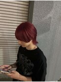 ハイライト/マッシュパーマ/ウルフ/アッシュブラック