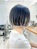 【morio成増 セリザワ】ボブ 裾ブリーチ グラデーションカラー