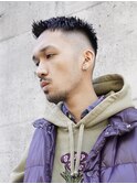 7・3フェード　アップバング　漢髪　短髪