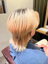 ムーン(moon)&nbsp;MEN’S HAIR/サーフカール/刈り上げセンターパート/武蔵小杉