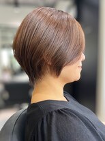 ワンバイジエクト 梅田&nbsp;似合わせショート/ココアグレージュ/ショートボブ