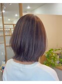 透明感グレージュ×大人外ハネボブ