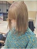 ブリーチ2回～ミルクティーベージュ