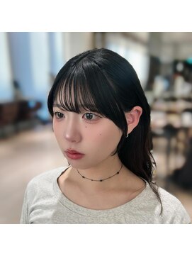 アフロート ギンザ(AFLOAT GINZA) 顔まわりレイヤー＋前髪カット