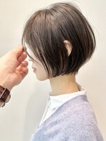 stair : case ginza7【ステアケース】&nbsp;大人ナチュラル小顔ショートボブ小頭カット髪質改善