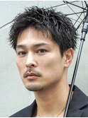 波巻きツイストスパイラルルーズパーマアクティブショート渋谷
