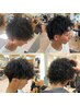 【メンズ力UP↑】メンズカット+トレンドデザインパーマ