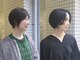 インク(ink”)の写真/半個室でゆったり過ごせる◎白髪ぼかし×ショート・ボブで自然に垢抜け♪大人女性のための上質サロン