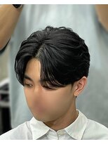 メンズヘアセンス 渋谷(MEN'S HAIR SENSE)&nbsp;ニュアンスパーマ/センターパート/メンズ/眉毛/フェザーパーマ
