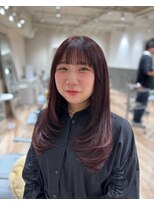 カナージュ(Canage)&nbsp;ワンホンレイヤーブリーチありレッドブラウン6.7