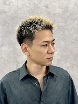 トラスト ザ バーバー 東京駅日本橋店(TRUST the Barber)&nbsp;スパイキーショート/ブリーチ/メンズショート