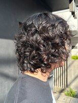 トオ(TOH) メンズパーマカールフェザーパーマメンズショートパーマ