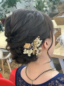 シム テンジン(hair & beaty SIM tenjin) お呼ばれヘアセット